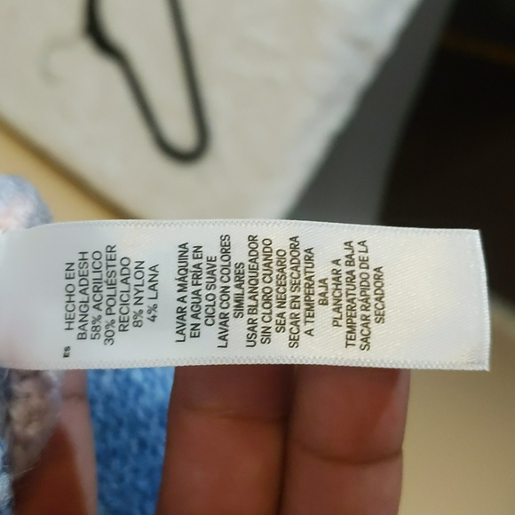 Joe Fresh| Cotton Candy Multicolored Crew Neck Sweater Some Recycled Material - Picture 6 of 13